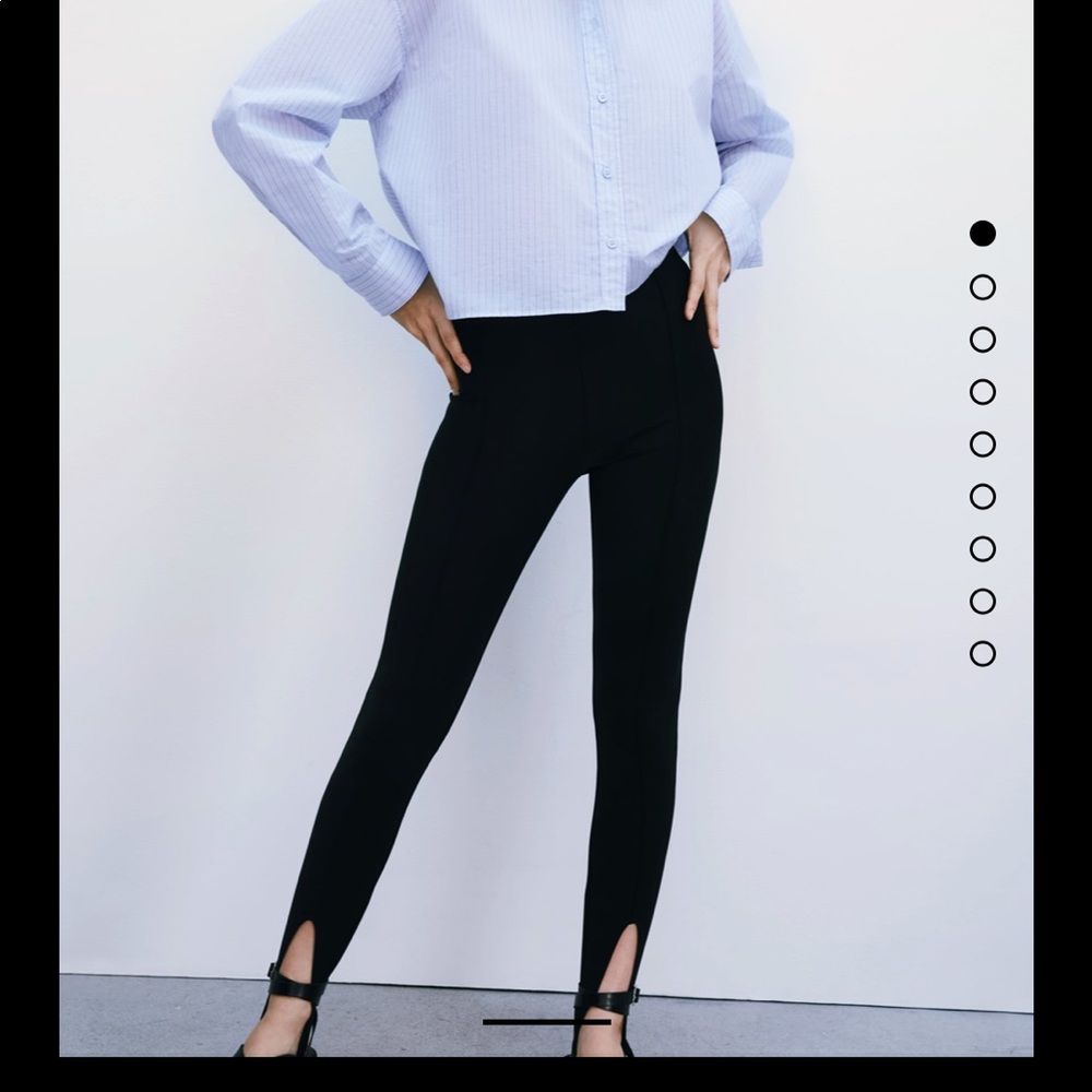 Nwt Zara studio stir up black leggings